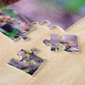 かわいいアカリスの写真 ジグソーパズル (側面)