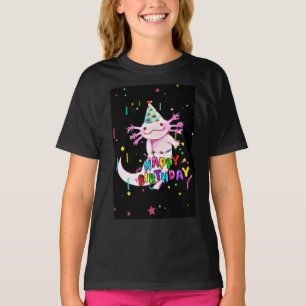 かわいいアキソロット誕生日の子供 Tシャツ