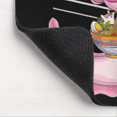 かわいいアキソロ日本のトルラーメン食アニメG マウスパッド (コーナー)