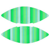 かわいいアクアグリーンストライプ アメリカンフットボール (パネル)