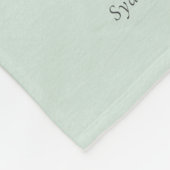 かわいいアクアグリーンテディバルーンギフトパーティー車 フリースブランケット (角)