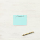 かわいいアクアプロダクティビティWiz Post It Notes ポストイット (デスク上)