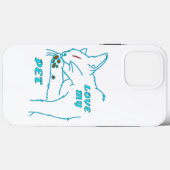 かわいいアクアペット猫が大好き Case-Mate iPhoneケース (裏面 (横))