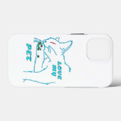かわいいアクアペット猫が大好き Case-Mate iPhoneケース (裏面 (横))