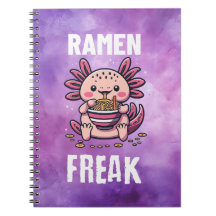 かわいいアクサロ食べ物トルのラーメン(白文字)