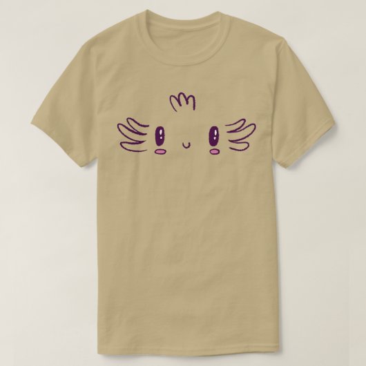 かわいいアクソロテルアクアフィッシュ水族館デザイン2 Tシャツ (デザイン正面)