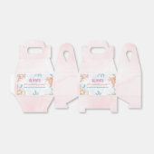 かわいいアクソロトルガールバースデーパーティーお願いボックス フェイバーボックス (折り畳みなし)