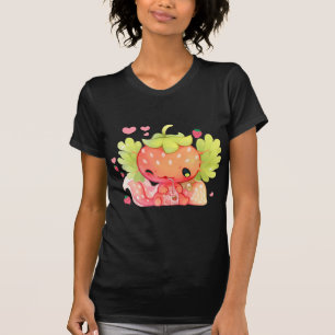 かわいいアクソロトルストロベリーミルクシェイク日本のアニメーション Tシャツ