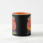 かわいいアクソロトルドラキュラハロウィーンパンプキントラック マグカップ (中央)