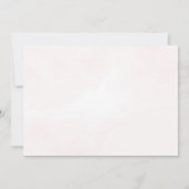 かわいいアクソロトルピンクの女の子の誕生日写真 サンキューカード (裏面)