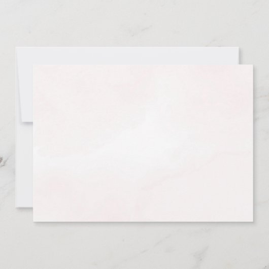 かわいいアクソロトルピンクの女の子の誕生日写真 サンキューカード (裏面)