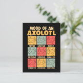 かわいいアクソロトルムードライオフィアンジョーク ポストカード (スタンド正面)