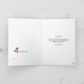 かわいいアクソロトル・パンバレンタインカード カード (内部)