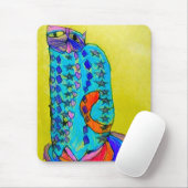 かわいいアクリル猫の芸術 マウスパッド (マウス)