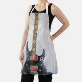 かわいいアコースティックギター エプロン (インサイチュ)