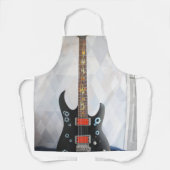 かわいいアコースティックギター エプロン (正面)