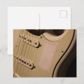 かわいいアコースティックギター ポストカード (正面/裏面)