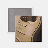 かわいいアコースティックギター マグネット (正面/裏面)