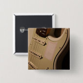 かわいいアコースティックギター 缶バッジ (正面&裏面)