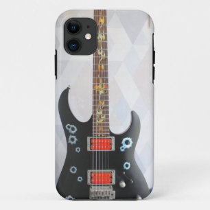 かわいいアコースティックギター iPhone 11 ケース