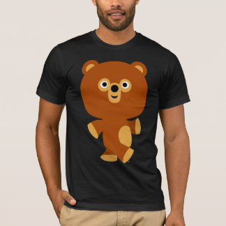 かわいいアサーティブな漫画のクマTシャツ Tシャツ