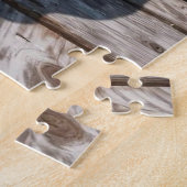 かわいいアザラシが船のドックに横になっているオーシャンピア ジグソーパズル (側面)