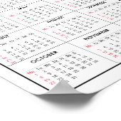 かわいいアザラシの水泳写真2018カレンダーポスター ポスター (角)