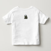 かわいいアザラシ トドラー トドラーTシャツ (裏面)