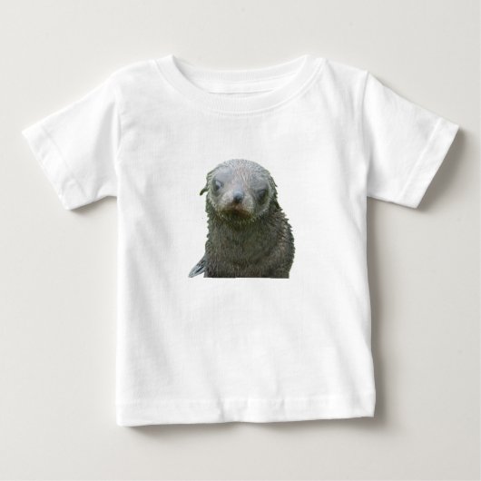 かわいいアザラシ ベビーTシャツ (正面)