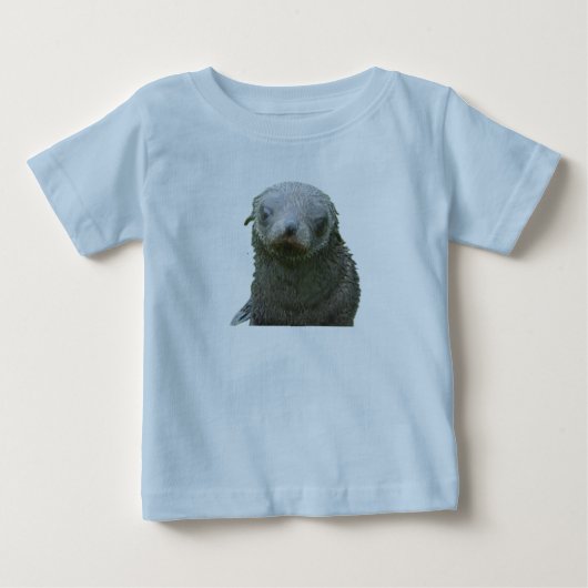 かわいいアザラシ ベビーTシャツ (正面)