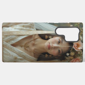 かわいいアジア系の女の子 SAMSUNG GALAXYケース (裏面横)