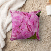 かわいいアジサイのピンク色の花 クッション (ブランケット)