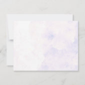 かわいいアジサイ結婚ズありがとう サンキューカード (裏面)