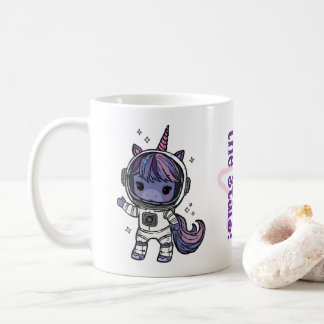 かわいいアストロユニコーンコーヒーマグ コーヒーマグカップ