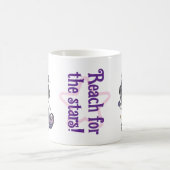 かわいいアストロユニコーンコーヒーマグ コーヒーマグカップ (中央)