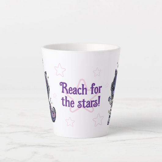 かわいいアストロユニコーンマグ カフェラテマグ (正面)