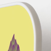 かわいいアスパラガスの野菜トリオ漫画 ピックルボールラケット (左詳細)