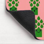 かわいいアスパラガス マウスパッド (コーナー)