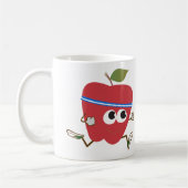 かわいいアップルランナー コーヒーマグカップ (左)