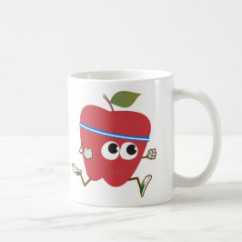 かわいいアップルランナー コーヒーマグカップ