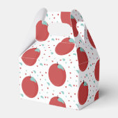 かわいいアップル紙吹雪誕生日パーティー フェイバーボックス (裏面サイド)