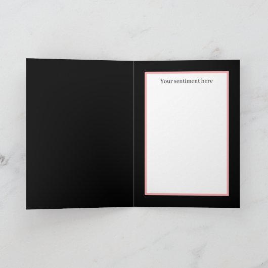 かわいいアド気持ちベビーの第2誕生日 カード (内部)