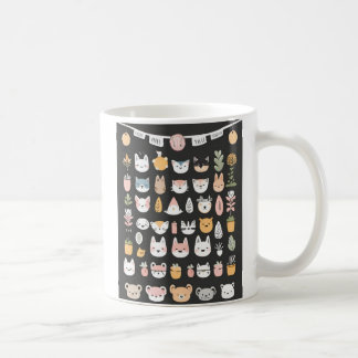 かわいいアニマルフレンズMug コーヒーマグカップ