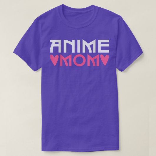 かわいいアニメのお母さん Tシャツ (デザイン正面)