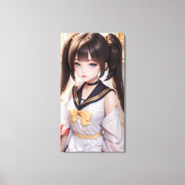 かわいいアニメのアート。 キャンバスプリント