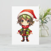 かわいいアニメのエルフ シーズンカード (スタンド正面)