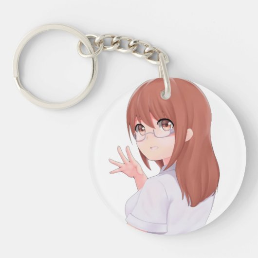 かわいいアニメのキーチェーン キーホルダー (正面)