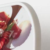 かわいいアニメのクリスマスガール ピックルボールラケット (左詳細)