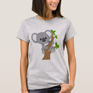かわいいアニメのコアラ・ベア Tシャツ