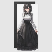 かわいいアニメのメイド (正面/裏面)